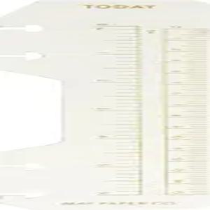 미니 해피 플래너 투데이 페이지 마커 자 7 디스크 바운드 의제 노트북 리필(골드 포일)(골드 포일)