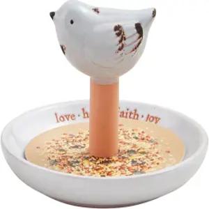 머드 파이 블루버드 세라믹 버드 피더; 6인치 X 5 1/2인치 다이아