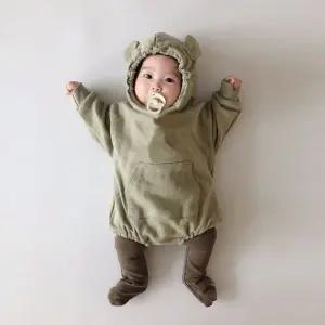 겨울 달달곰슈트 기모 북유럽 아기옷 돌 백일