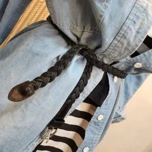 2컬러 여성 꼬임벨트 꽈배기 얇은 벨트 WF93855