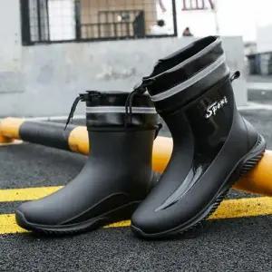 캐주얼 남자 레인부츠 방수장화 장마철 작업 패션화 WF93238