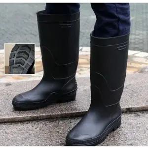 다용도 낚시 작업화 베이직 블랙 방수 남성레인부츠 WF8E943