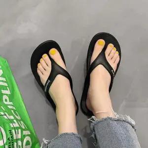 러블리 컬러 베이직 디자인 남녀공용 레터링 쪼리 WF8AB92