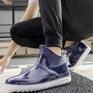 앵클 레인 네이비 부츠 장화 방수 블랙 장마 신발 WF88ADA