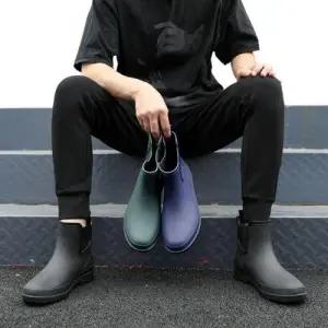 남성 여름 장마철 장화 방수 비오는날 레인부츠 3컬러 WF87A63