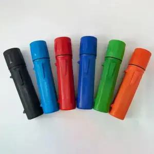 호환  1개 MMA 전극 홀더 습기 방지 플라스틱 용접봉 보관 상자 용접봉 보관 튜브 컨테이너