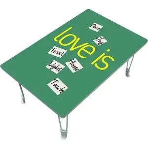 MP 집들이선물추천 원룸 거실 그림 액자 겸용 접이식 좌식 테이블 065-사랑의 조각들