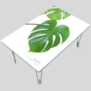 MP 집들이선물추천 원룸 거실 그림 액자 겸용 접이식 좌식 테이블 베스트 010-몬스테라 조화