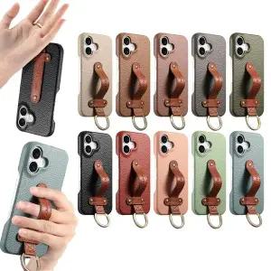 갤럭시 s26 s25 s24 s23 울트라 플러스 예쁜 컬러 가죽 일체형 링 고리 스트랩 거치대 케이스