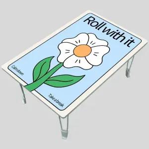 MP 집들이선물추천 원룸 거실 그림 액자 겸용 접이식 좌식 테이블 026-마음의 쉼표