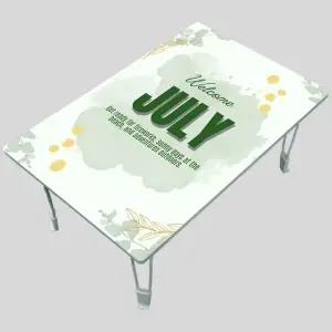 MP 집들이선물추천 원룸 거실 그림 액자 겸용 접이식 좌식 테이블 033-7월의 설렘