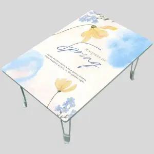 MP 집들이선물추천 원룸 거실 그림 액자 겸용 접이식 좌식 테이블 040-꽃길