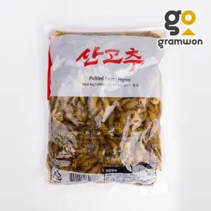 산고추 4kg 해울찬 고추 절임 장아찌 초밥 반찬 업소용 파우치