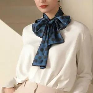 심플 도트 패턴 포인트 여성 간절기 롱스카프 WE61802