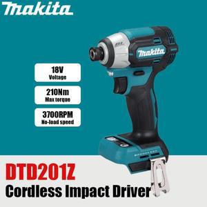 마키타 DTD201Z 무선 임팩트 드라이버 210Nm 고토크 4단 조절 전동 드릴 18V LXT 공구 (배터리 미포함)