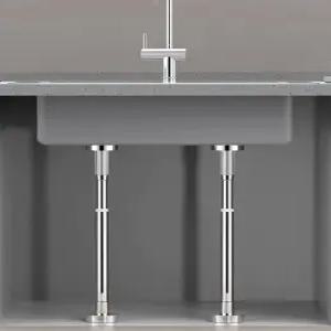 지지대 세면대 브래킷 언더카운터 하부장 업그레이드 스텐