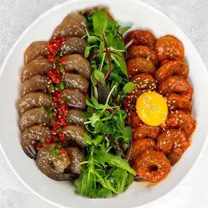 깐새우장 쫀득한 당일무침 빨간 양념새우장 360g