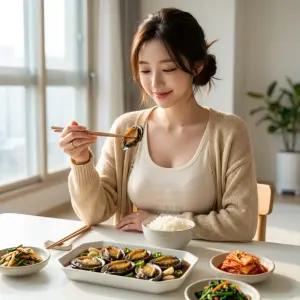 국산 완도 활전복장 짜지않은 1kg (8미 전후)