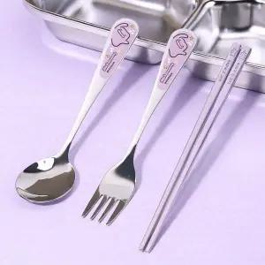 [꼬마스타]포켓몬 메타몽 퓨어 올스텐 스푼포크 젓가락 3P세트