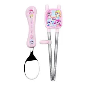 [꼬마스타]프린세스 캐치티니핑 스푼 진공젓가락 세트-하츄핑