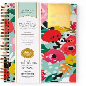 블루 스카이 데이 디자이너 2026-2027 주간 및 월간 학년도 플래너 캘린더 2026년 7월 - 2027년 6월 5인치