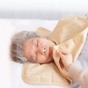 요양 식사보조 턱받이 노인용 간병 실버 케어 식사 보호 위생 방수 세탁 가능