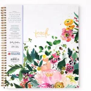 블루 스카이 켈리 벤츄라 2026-2027 주-월간 학년 교사 수업 플래너 캘린더 2026년 7월 - 2027년 6월