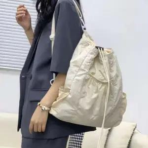 미콘 21020 여성 캐주얼 복조리 밴딩포켓 스트링 백팩 WFFL1WQ