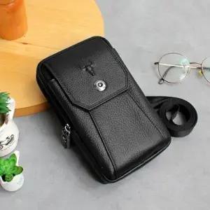 블루마운트 235-3A 소가죽 3WAY 멀티 미니 크로스백 WFFL1U6