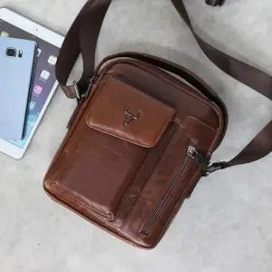 3016 블루마운트 천연소가죽 크로스백 남성가방 WFFL1S0