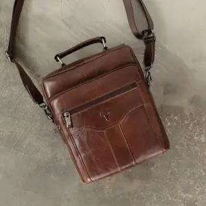 9322 블루마운트 천연소가죽 남성 캐주얼 크로스백 WFFL1SB