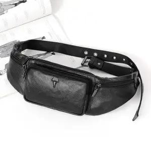 7512 블루마운트 천연소가죽 남성 힙색 허리색 WFFKURH