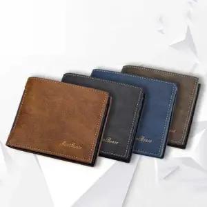 비즈니스 남자 반지갑 클래식 로고장식 지폐 동전포켓 WFFJG61