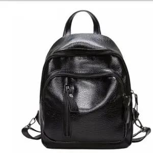 검정 알지퍼 포켓 심플백팩 데일리 미니 여성가방 WFFHUMU