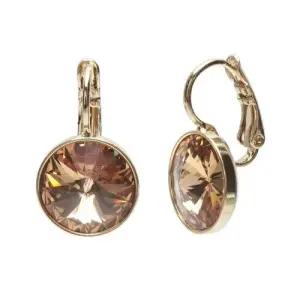 오스트리아 크리스탈 12mm 귀걸이 라이트콜로라도 WFFH58V