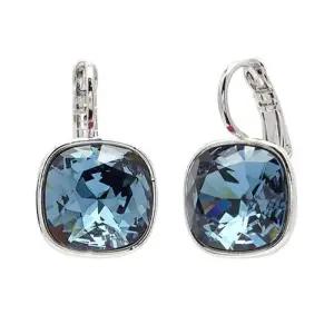 오스트리아 크리스탈 쿠션컷 12mm 귀걸이 몬타나 WFFGMQS