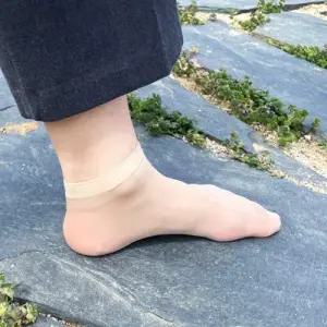 발목스타킹 반투명 연커피색 스타킹 5켤레 WFFN8B0