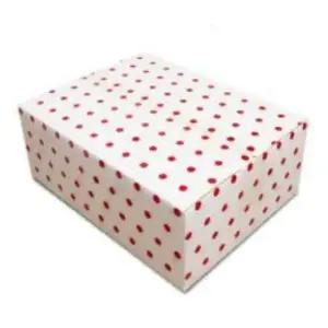 튼튼한박스 선물 320 245 120mm 화이트 땡땡이 70장