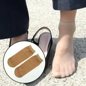 커피색 스타킹 발목스타킹 반투명 5켤레 WFFN8U8