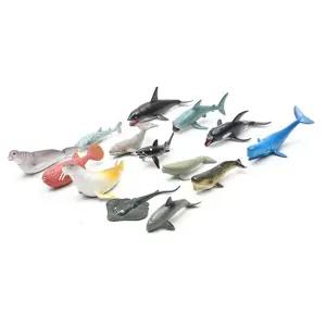 유치원 자연 학습 교구 인지발달 바다 동물 어류탐험 14p중형 고래상어모형 물고기