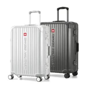스위스밀리터리 여행용 알루미늄 캐리어 20인치 24인치 28인치 시그너스 포르테