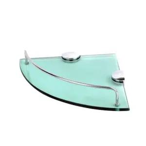 화장실선반 코너형 욕실 수납선반 강화유리 벽걸이선반 화장실 정리용 선반