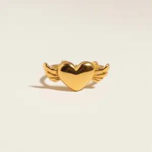 24K 순금 프리미엄 하트 돌 반지 첫돌 백일 기념 아기 선물 0.5g