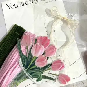 잇템 기획상품 만들기 학예회꽃다발 인조꽃다발 조화식물 꽃다발 키트