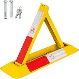 NPKRRSK 접이식 주차 장벽 열쇠가 있는 자동차 잠금 수동 잠금식 공간 블록 쇼핑몰 호텔 오피스 공항을