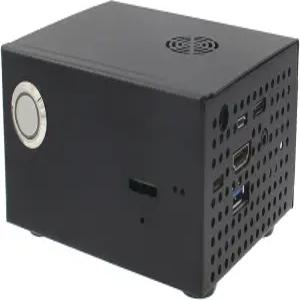 라즈베리 파이 3B+/3B 및 X820/X821 X735용 전원 스위치 냉각 팬이 있는 기크웜 X820-C6 메탈 케이스