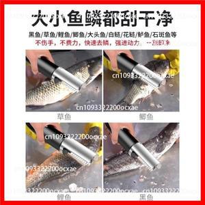 전기 물고기 비늘 제거제 필러 완전 자동 스케일 도구 칼 플러그인 코드 약 3 미터