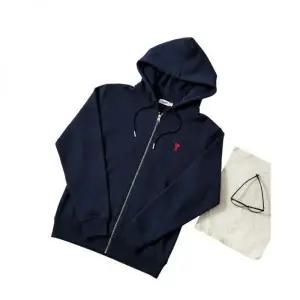 [아미] 하트 로고 코튼 후드 집업 153199161