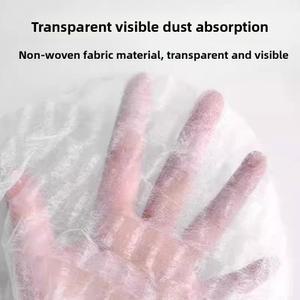 50개/100개 휴대용 일회용 빗자루 커버 헤어 흡수성 가정용 정전기 먼지 부직포 종이