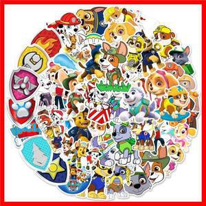 100개입 PAW 패트롤 스티커 만화 PVC 데칼 장난감 DIY 장식 방수 스케이트보드 여행가방 전화기 냉장고 자